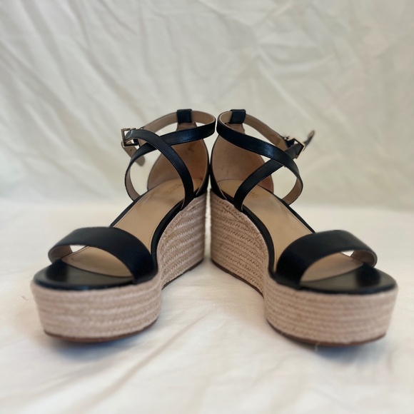 Michael Kors Serena leather wedge sandal - Picture 1 of 5